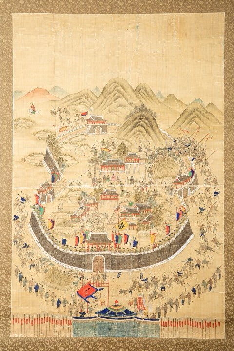 동래부순절도 — 임진왜란 개전 — 동래성 전투(1592)