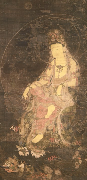 수월관음도 — 원 간섭기 고려 불화의 걸작
